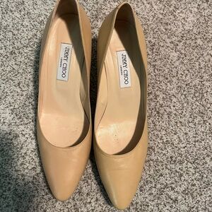 Jimmy choo nude heels 42